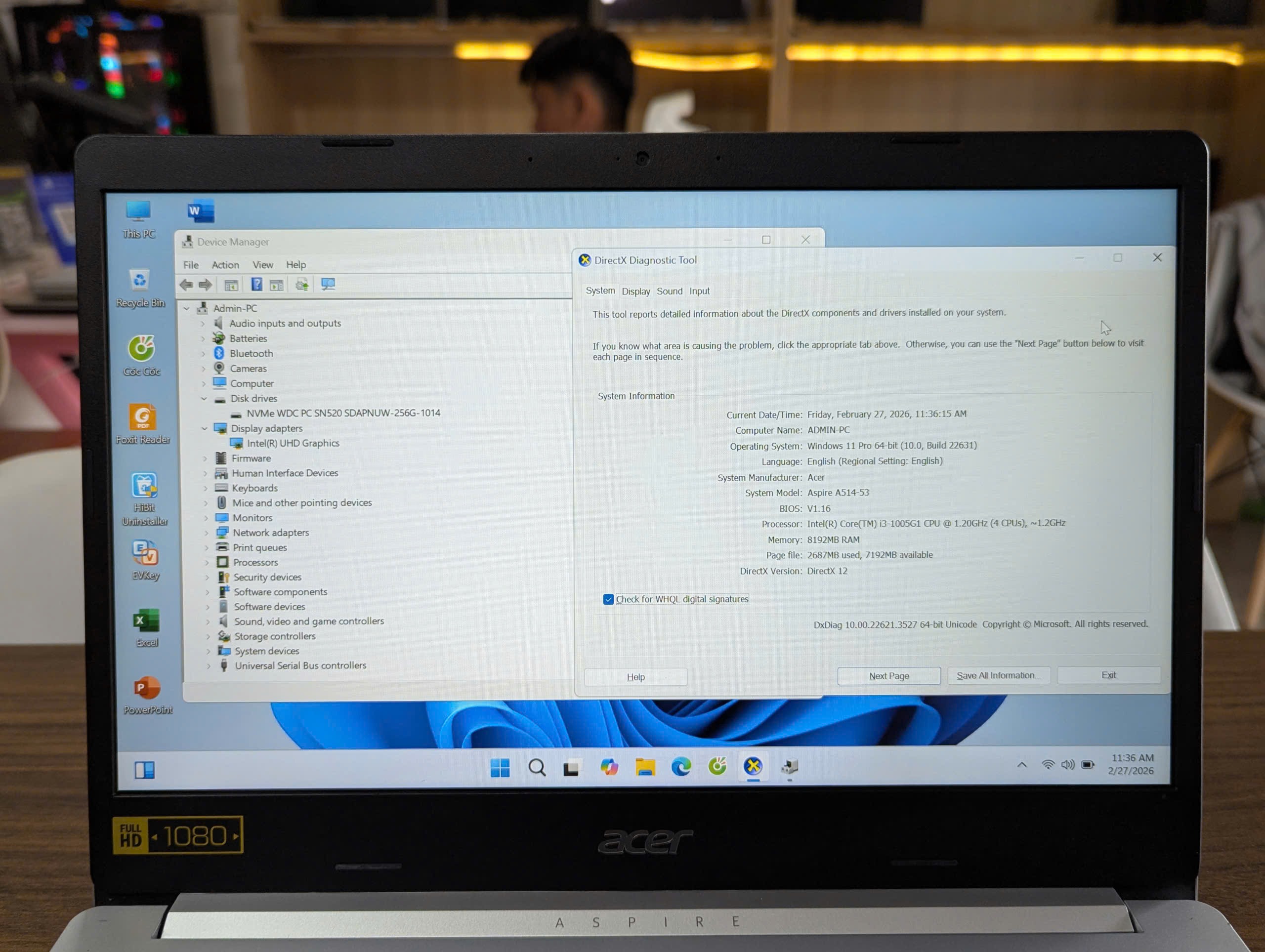 Acer Aspire A514-53 Văn Phòng - Đồ Hoạ Phổ Thông - Ảnh 6