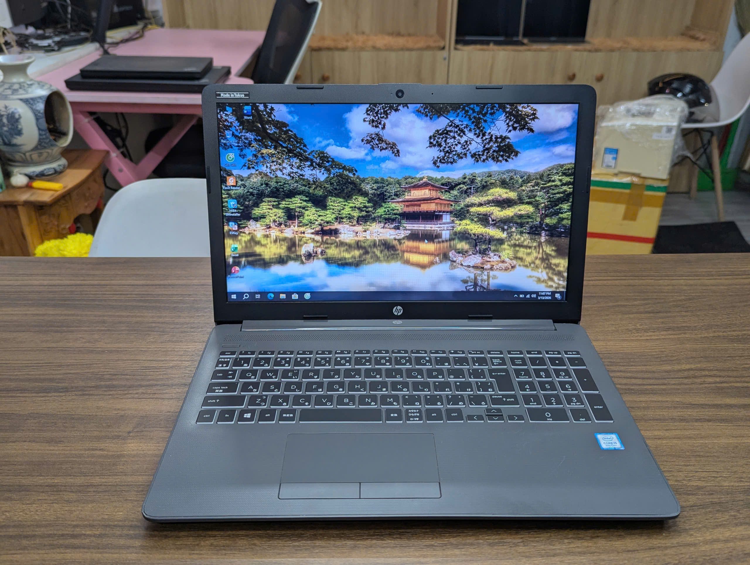 HP 250 G7 Hàng Japan Zin Đẹp 90% : CPU I5-8265U/ RAM 8GB/ SSD 256GB/ 15.6INCH - Ảnh 3