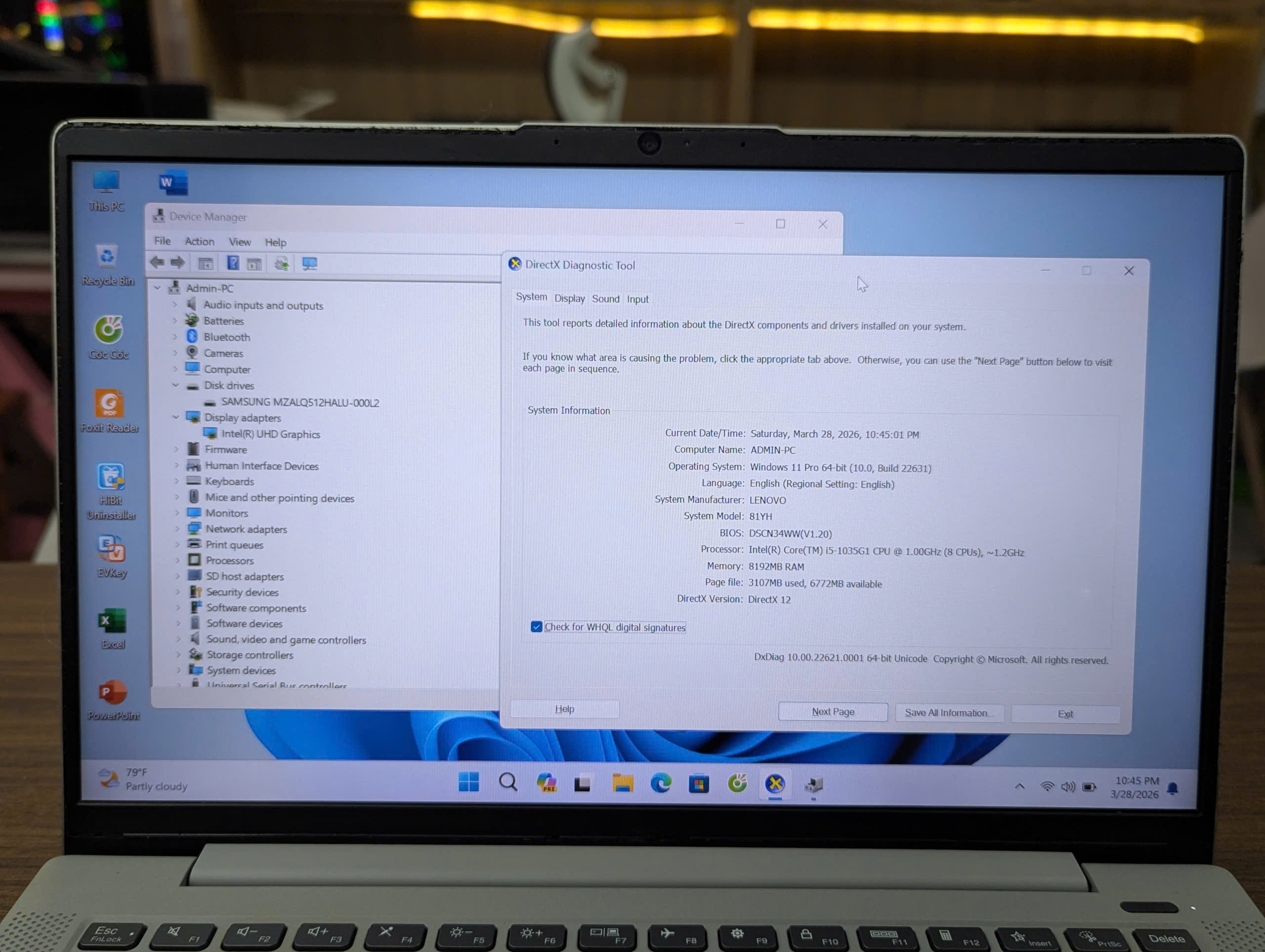 Lenovo Ideapad 5 14IIL05 l Core I5-1035G1 - SSD 512GB - Ảnh 7
