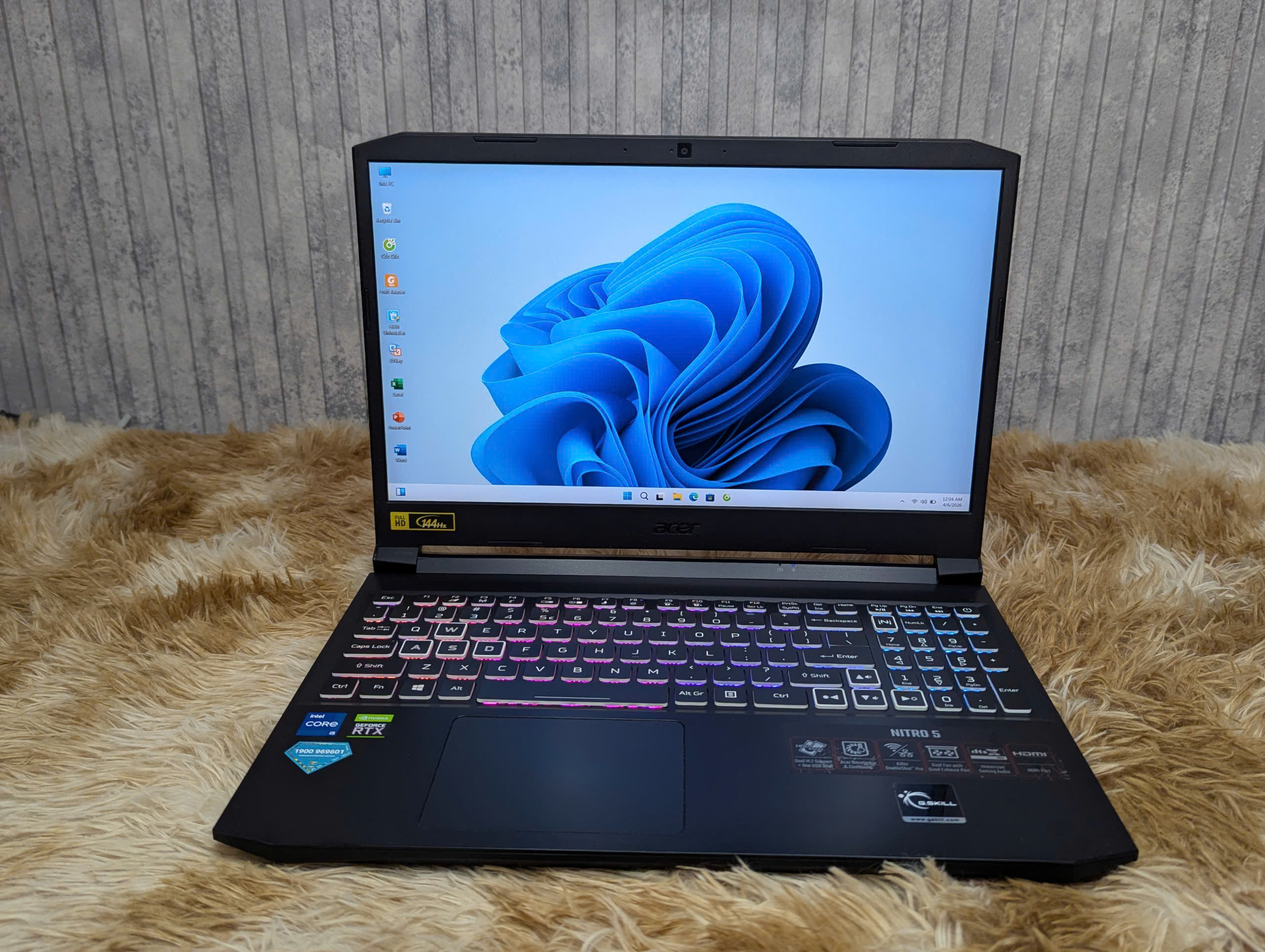 Gaming Acer Nitro AN515-57 Máy Zin Đẹp 95%