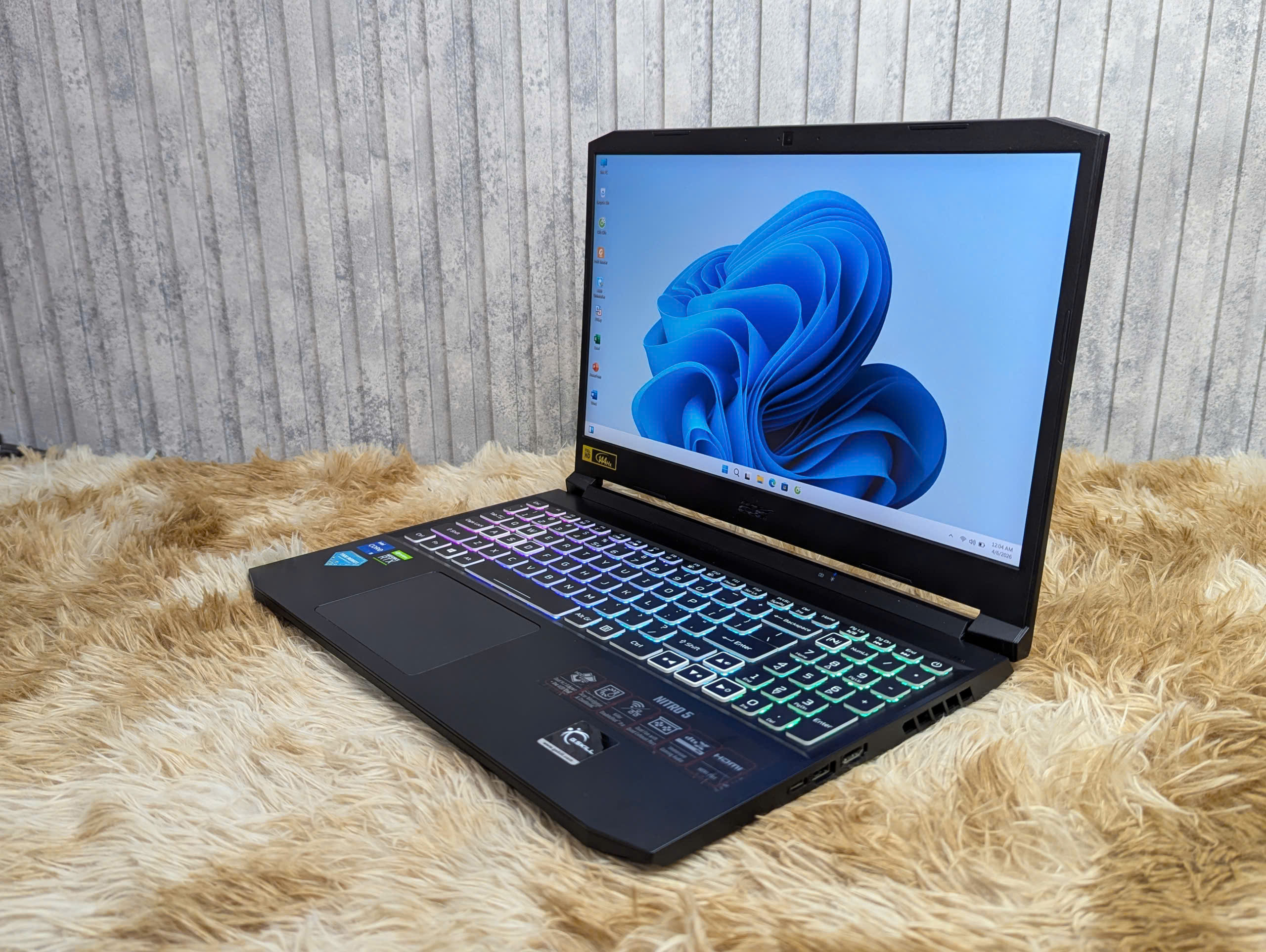 Gaming Acer Nitro AN515-57 Máy Zin Đẹp 95%