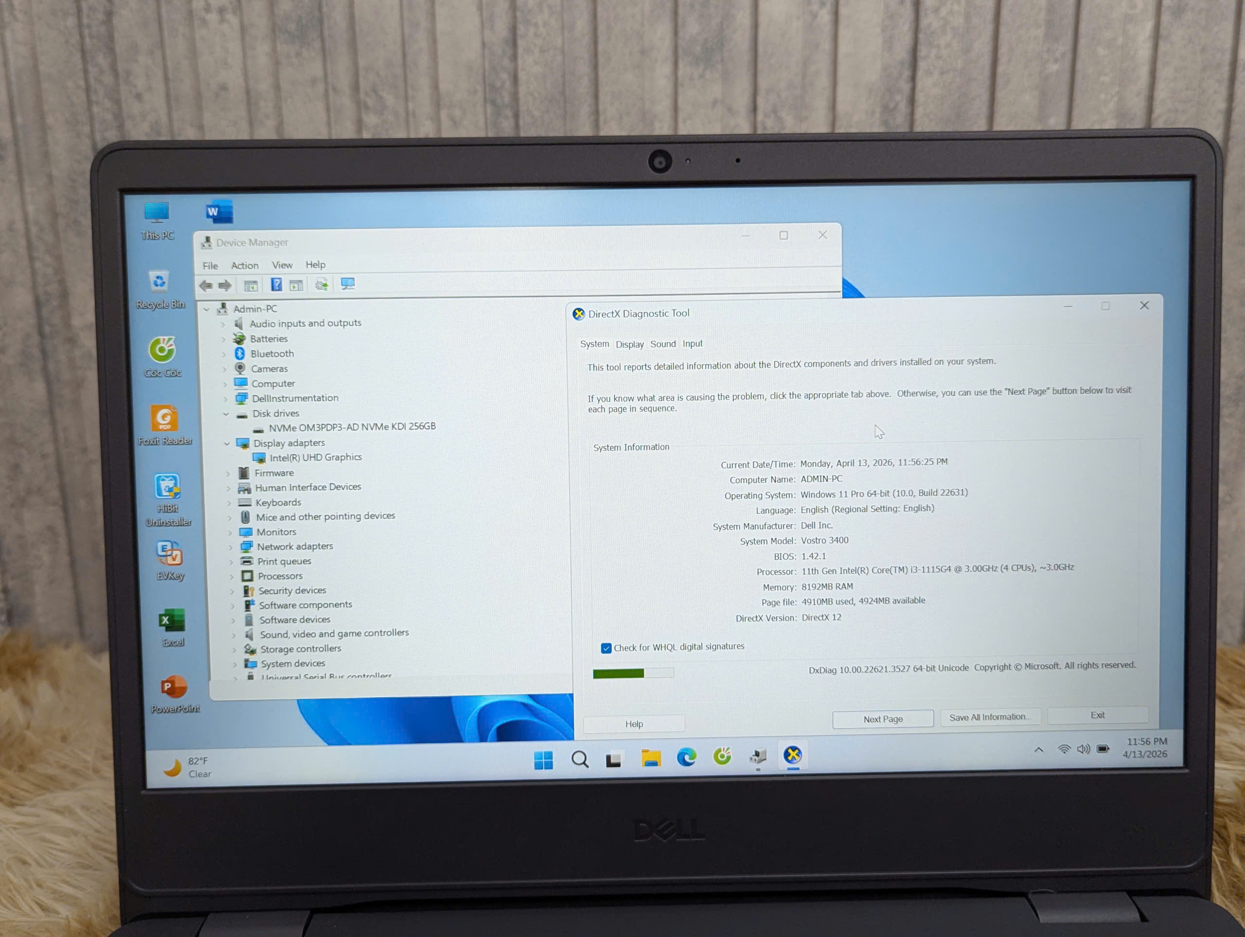 Dell Vostro 3400 Zin Nguyên Bản CPU I3-1115G4 - Ảnh 5