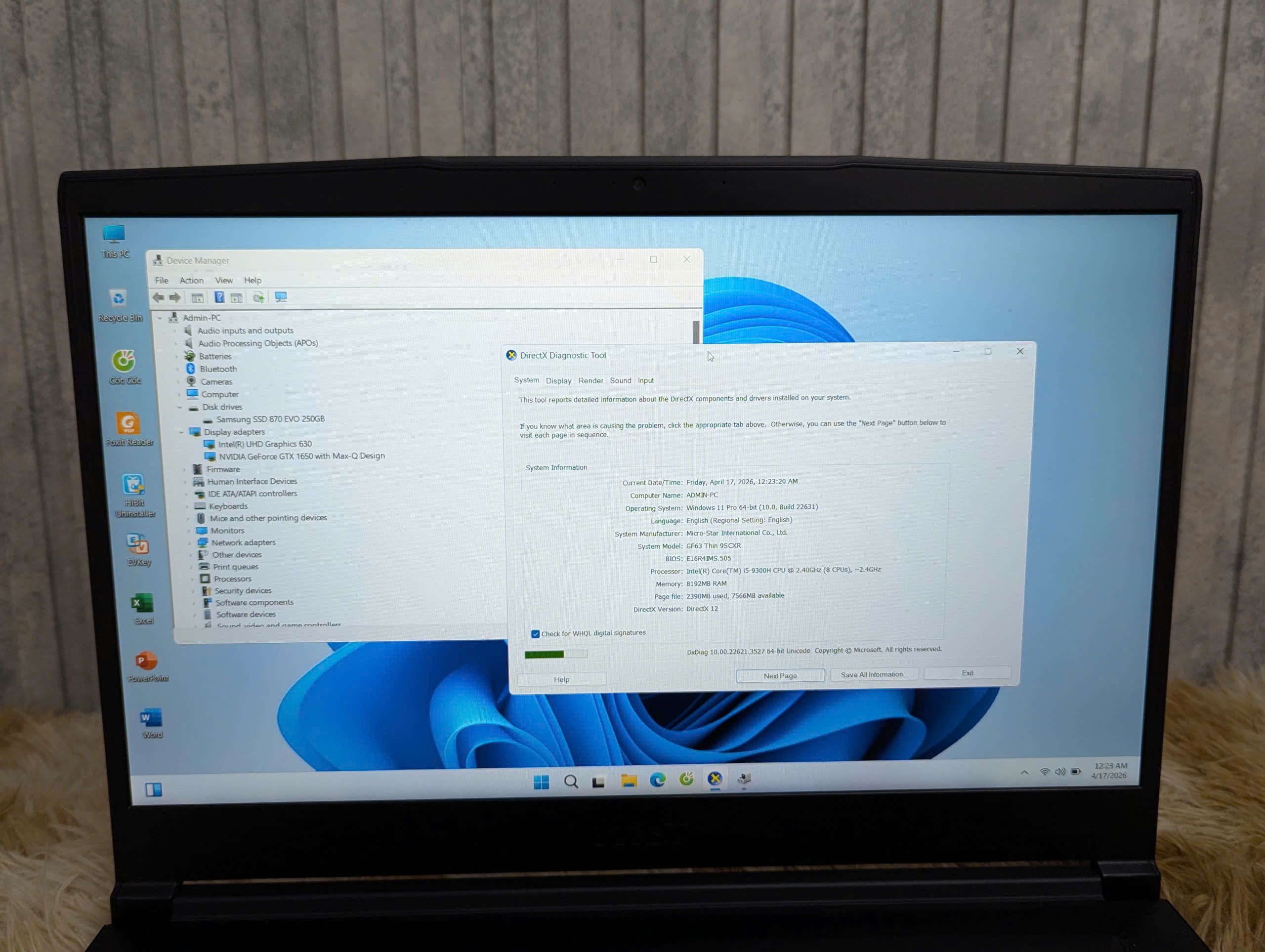 Gaming Giá Rẻ Msi GF63 Máy Zin Đẹp 90% - Ảnh 7