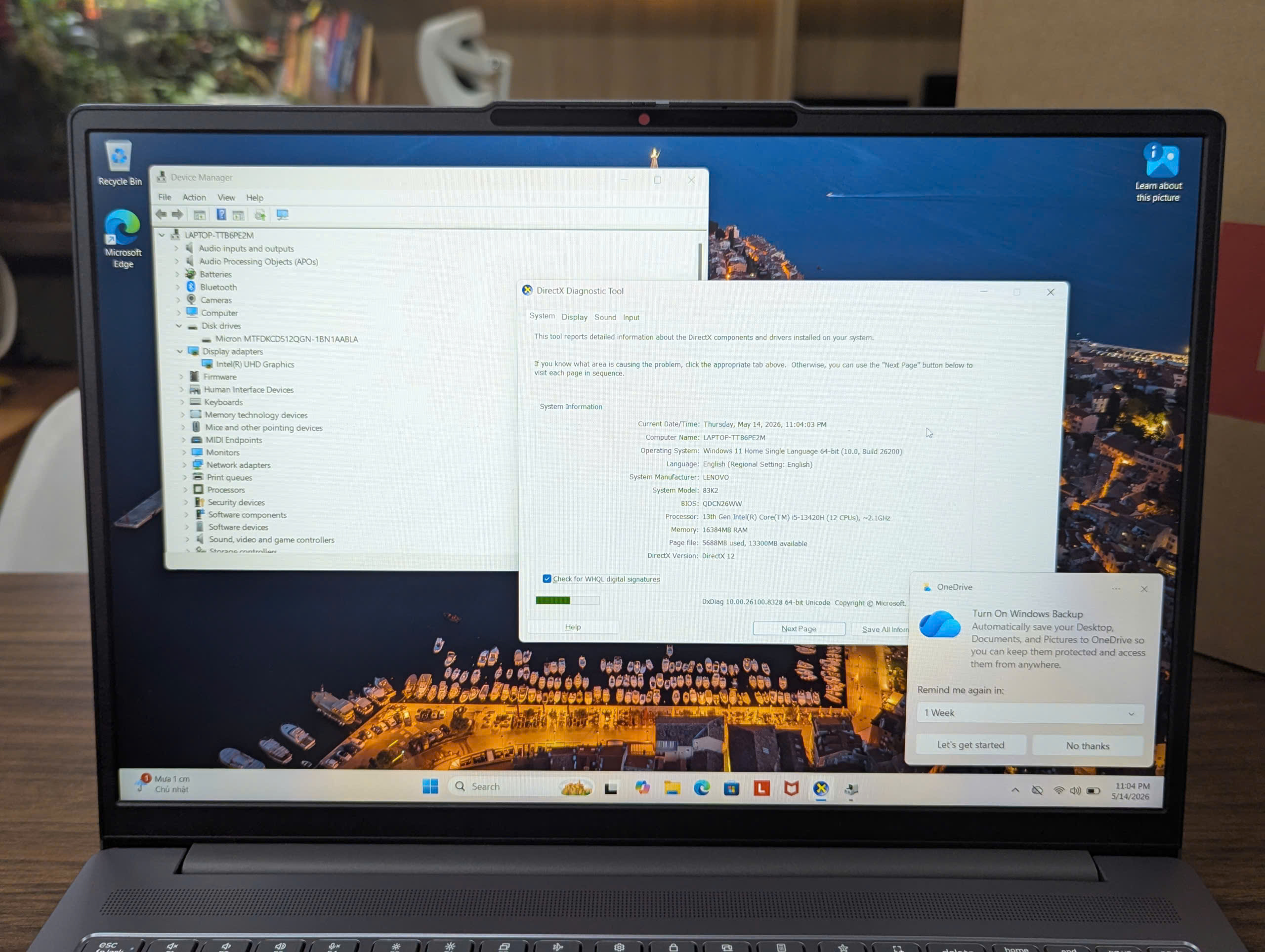Lenovo Ideapad Slim 3 16IRH10 - Bảo Hành Hãng 11/2027 - Ảnh 5