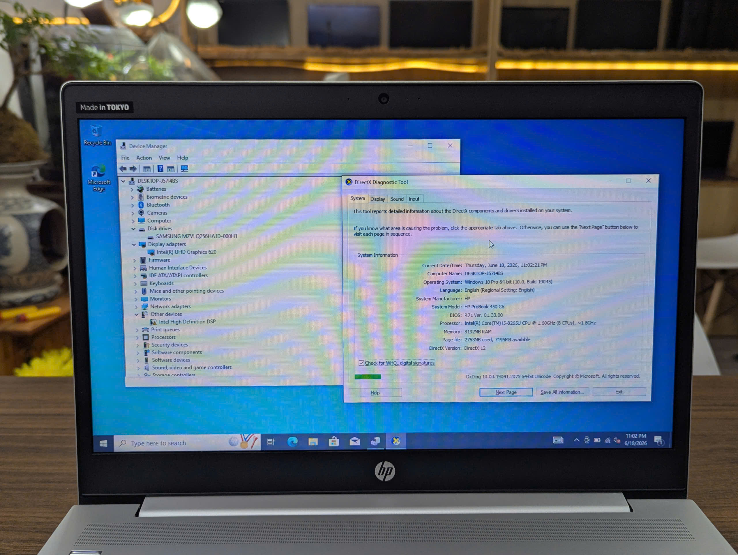 ✅ Hp Probook 450 G6 Xách Tay Nhật 90% - Ảnh 6