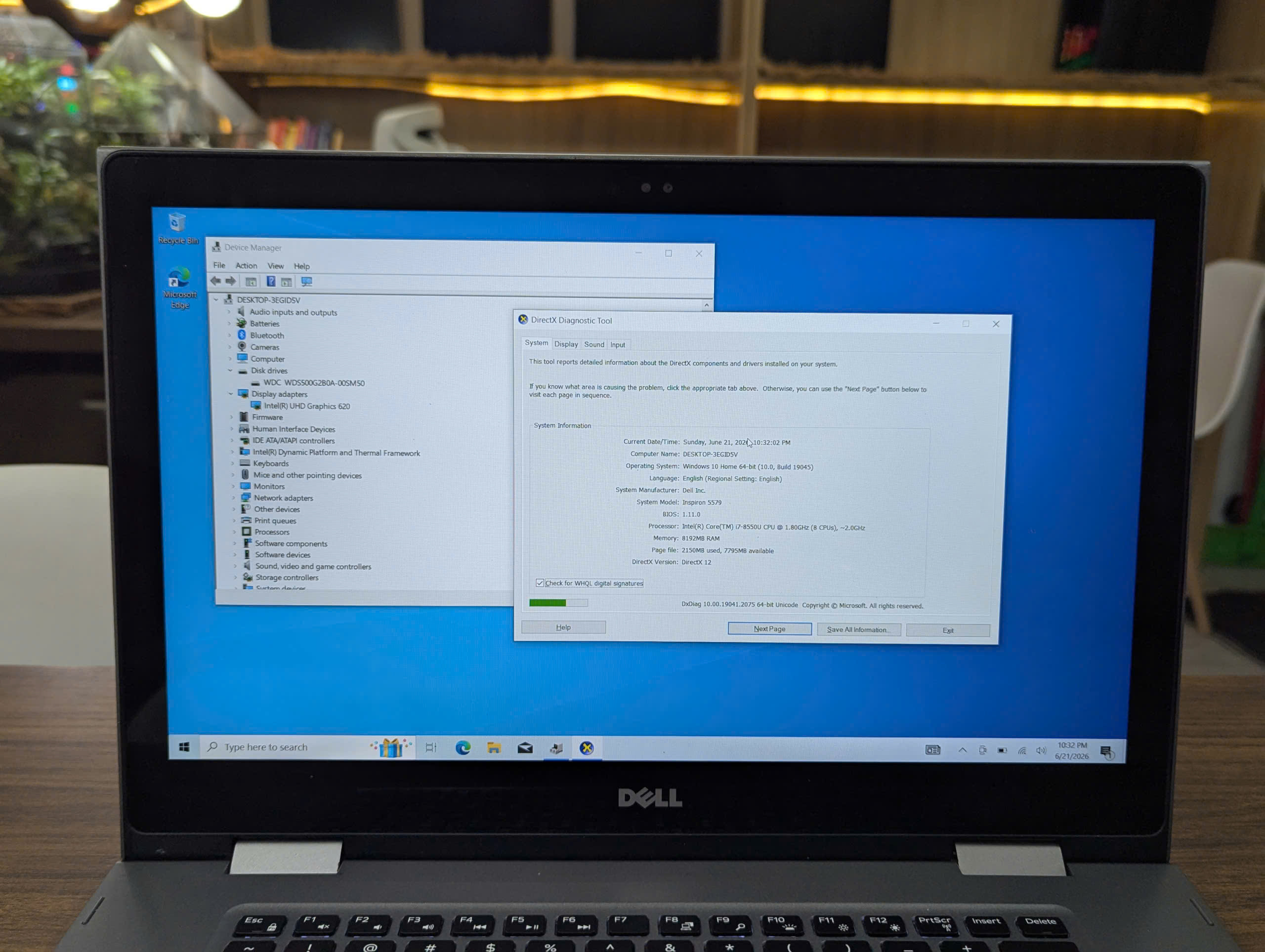 🔰 Dell Inspiron 5579 Cảm Ứng 360 - Core I7-8550U - Ảnh 6