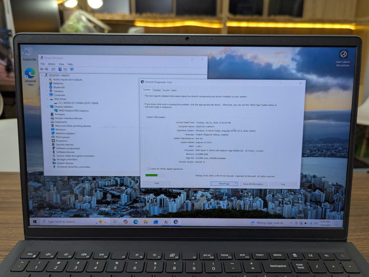 Laptop Dell Inspiron 15 3515 - Ryzen 5 3450U - Ảnh 6