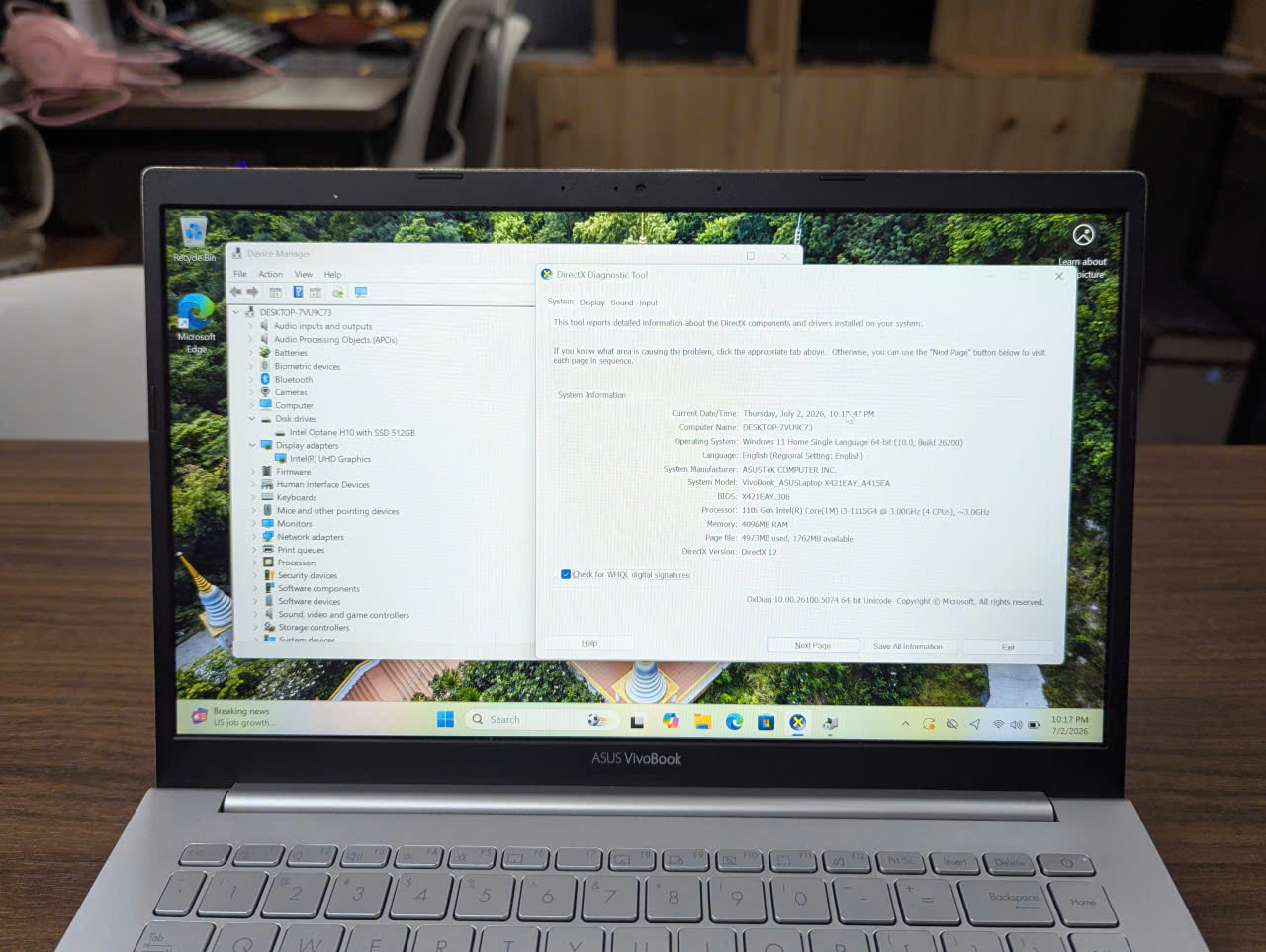 🔰 Asus Vivobook X421EAY Máy Zin Đẹp - Ảnh 6
