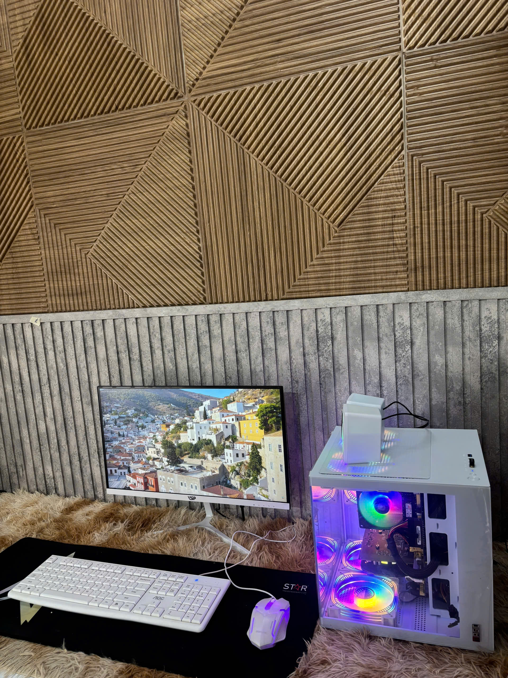 🔥 TRỌN BỘ PC GAMING BỂ CÁ TRẮNG SIÊU ĐẸP – CHIẾN GAME MƯỢT MÀ