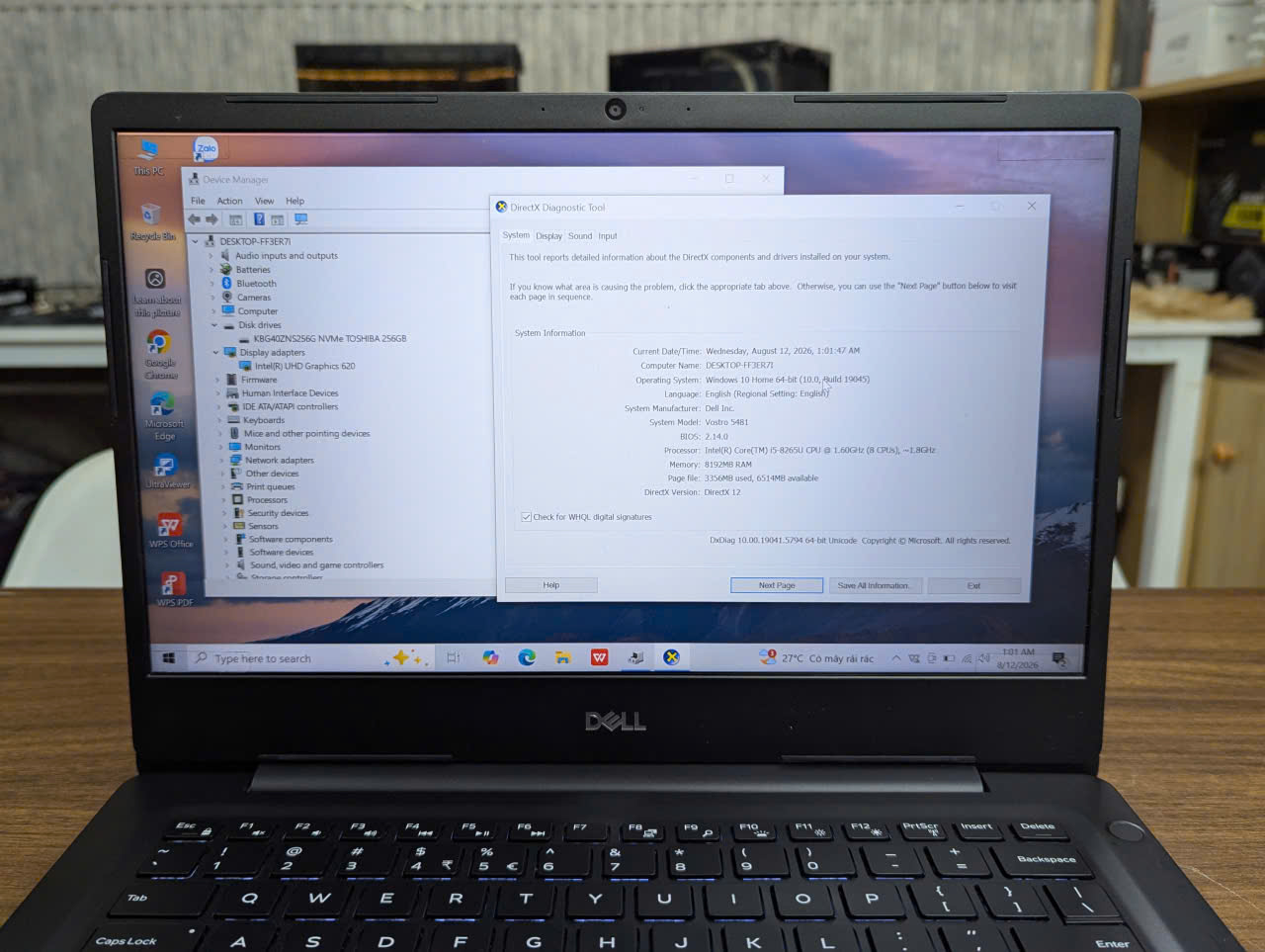 🔥 LAPTOP DELL VOSTRO 5481 – CORE I5 THẾ HỆ 8 - Ảnh 7