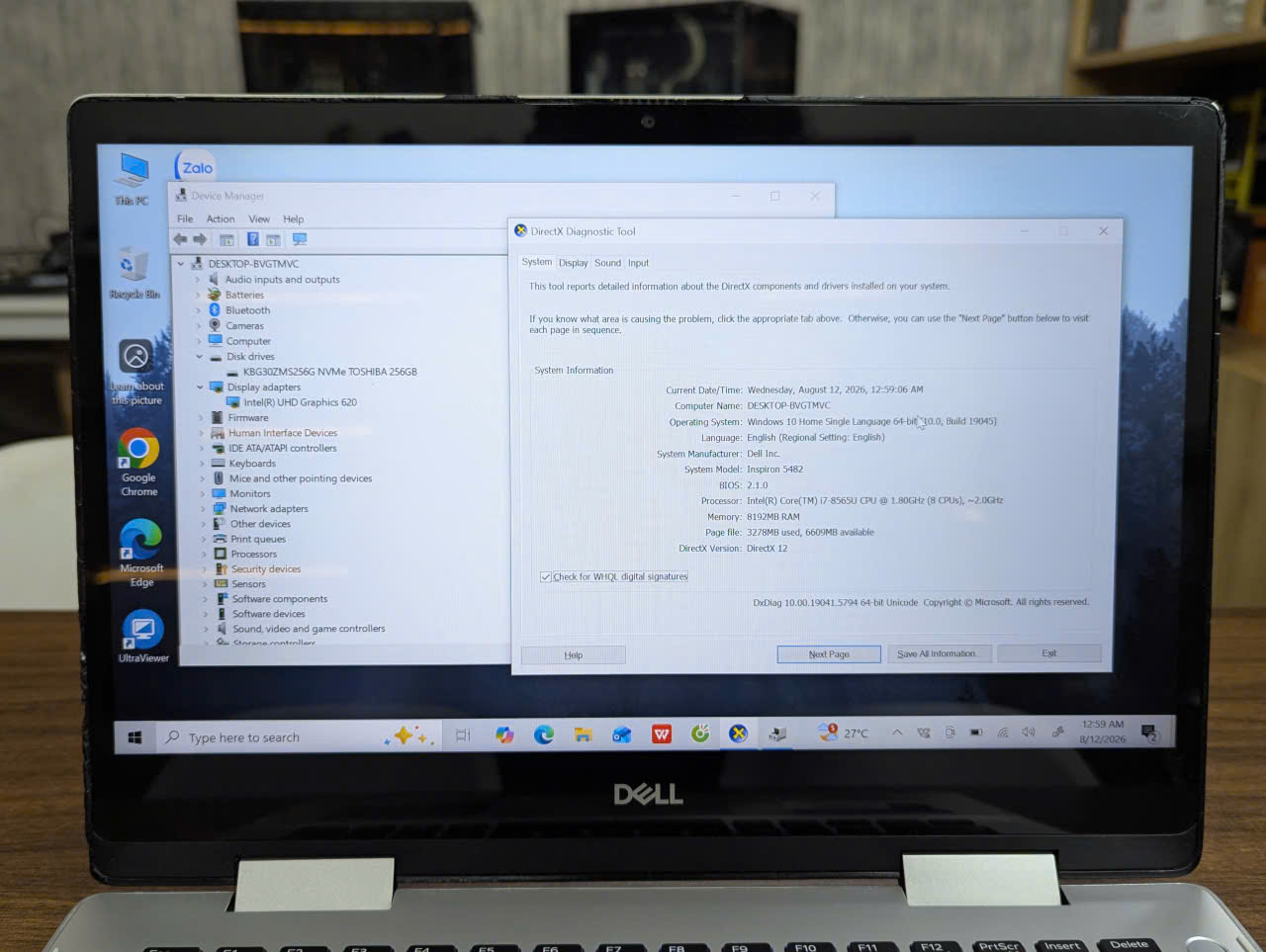 ✨ DELL INSPIRON 5482 – SIÊU PHẨM XOAY GẬP 360° Core I7 - Ảnh 7