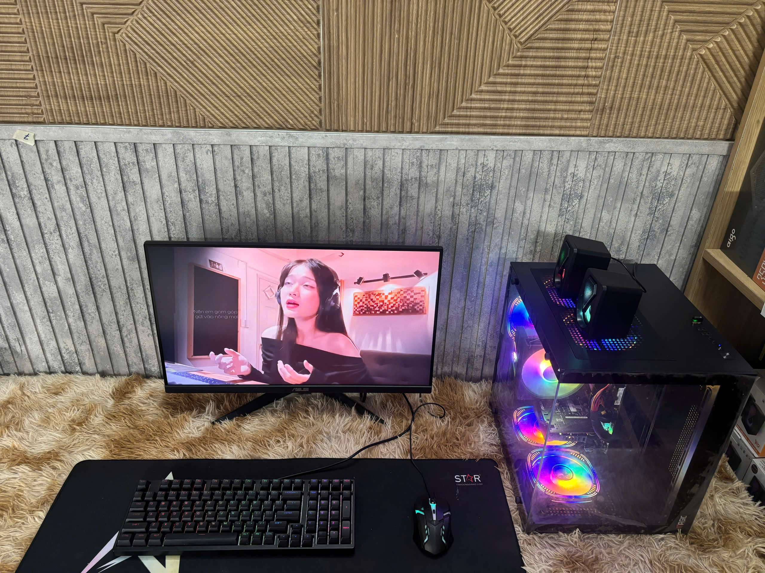 🔥 TRỌN BỘ PC GAMING BỂ CÁ LED RGB – CORE I3 GEN 10 + GTX 1050Ti - Ảnh 4
