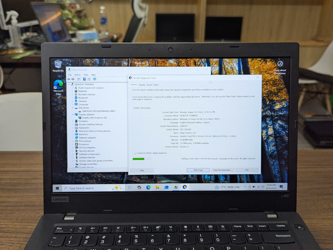 🔥 LAPTOP LENOVO THINKPAD L480 CORE I7 – RAM 16 - Ảnh 7