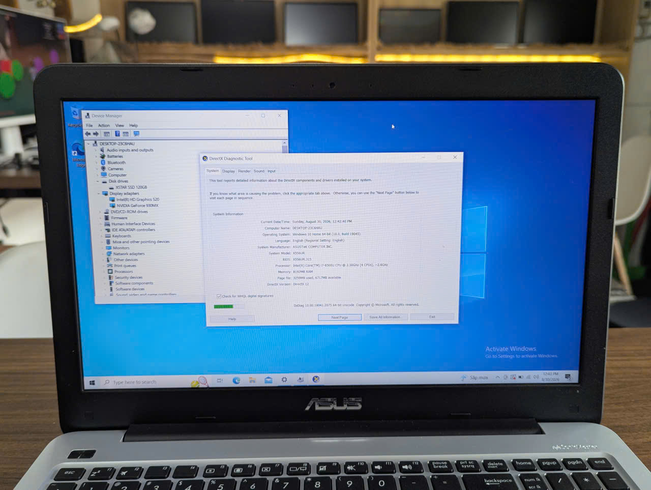 🔥 LAPTOP ASUS X556UR CORE I7 – CARD RỜI GEFORCE 930MX - Ảnh 7