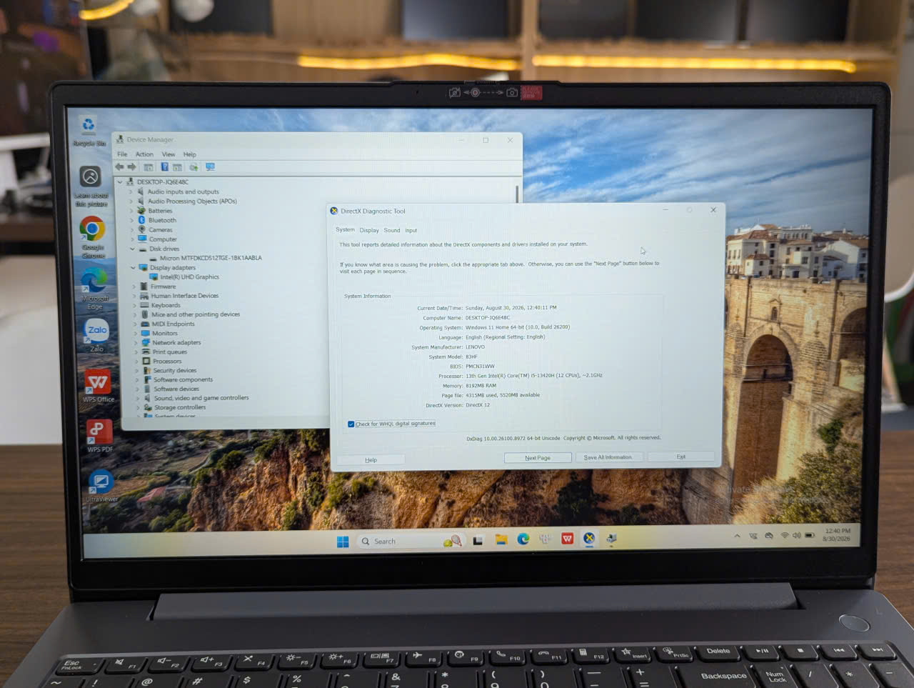 ⭐LAPTOP LENOVO CORE I5 THẾ HỆ 13 DDR5 MÁY 90% - Ảnh 7