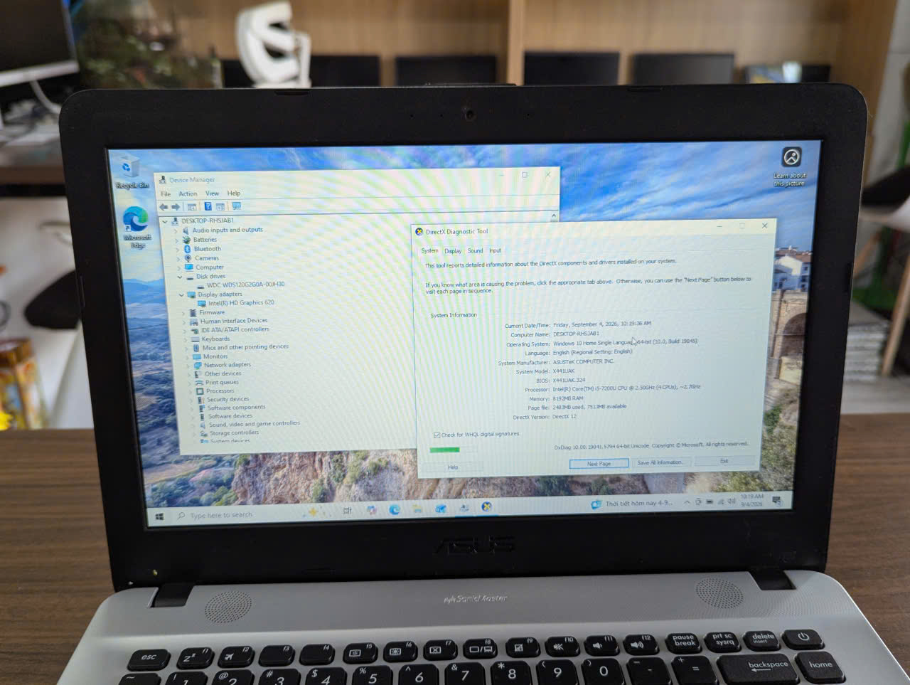 ✔ LAPTOP VĂN PHÒNG - HỌC TẬP GIÁ RẺ ASUS X441UAK - Ảnh 7
