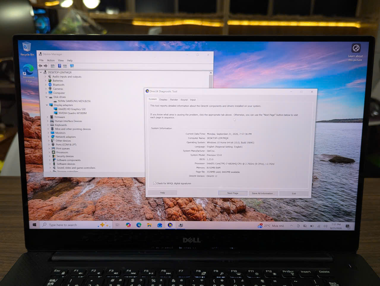 💥 DELL PRECISION 5510 – MÁY TRẠM ĐỒ HỌA MÀN 4K - Ảnh 8