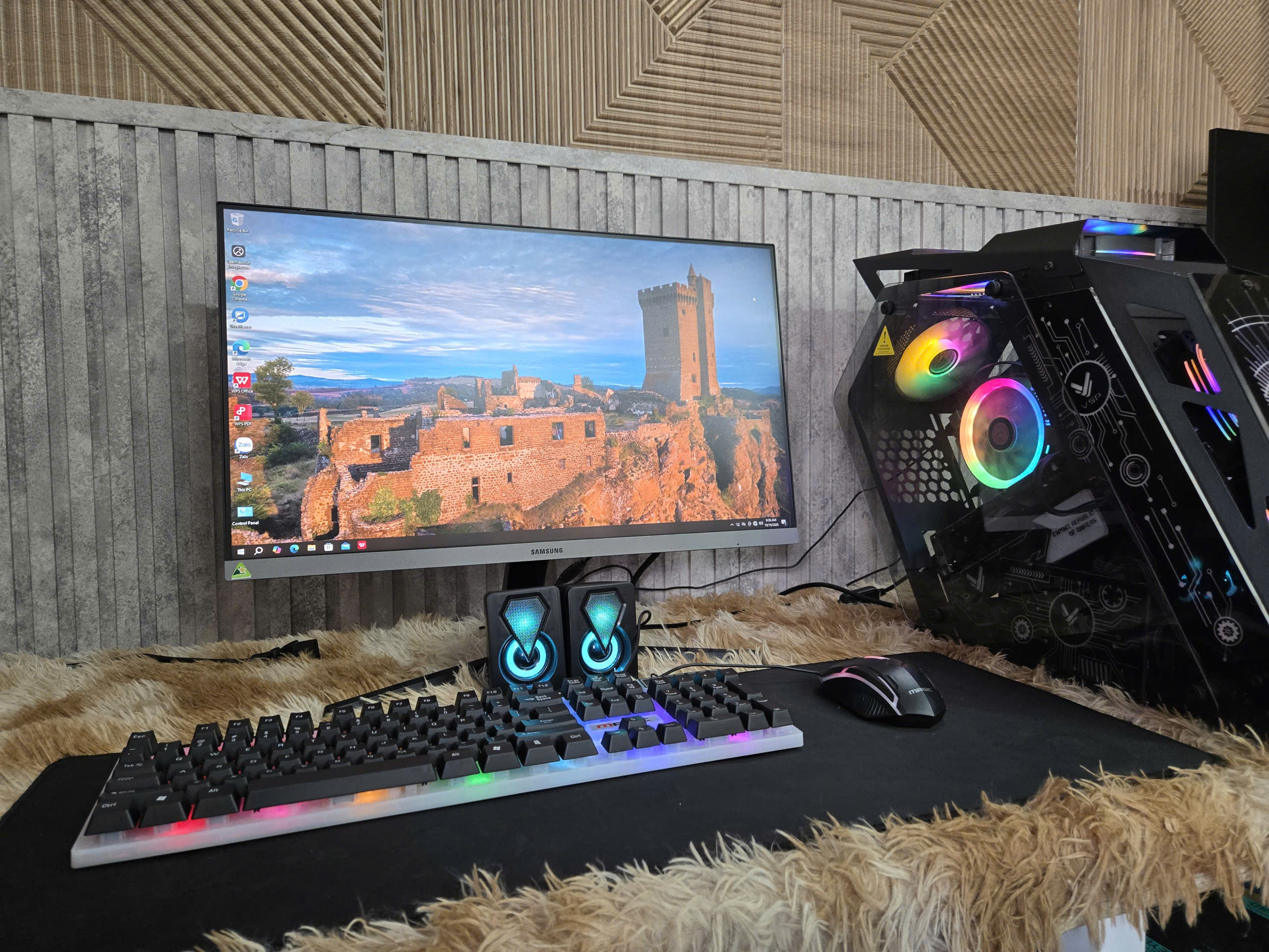 💥 CHIẾN GAME ĐỒ HOẠ GIÁ RẺ: CORE i5 + RX 590 8GB + CASE PHI THUYỀN (6Tr5)