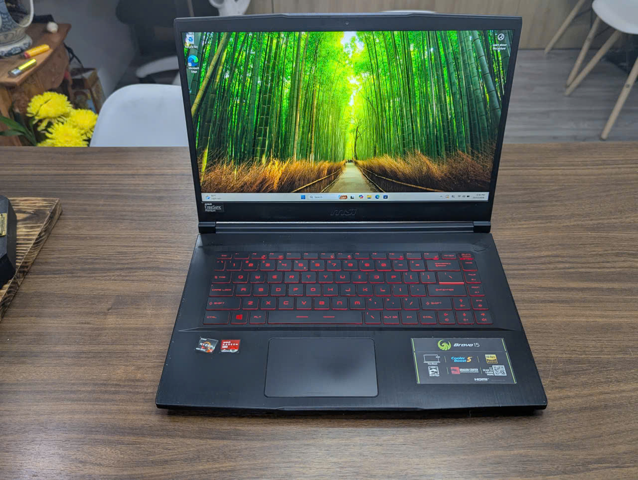 🔥 GAMING MSI CẤU HÌNH KHỎE GIÁ SALE RYZEN 5 4600H + RX 5300M (7Tr5)