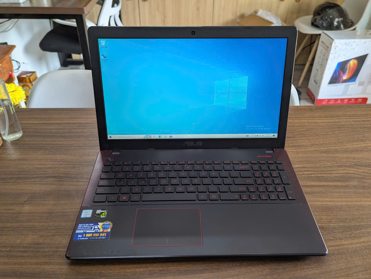 🔥 LAPTOP GAMING GIÁ RẺ: ASUS X550VX i5-6300HQ + CARD RỜI GTX 950M + RAM 12GB KHỦNG (5Tr5)